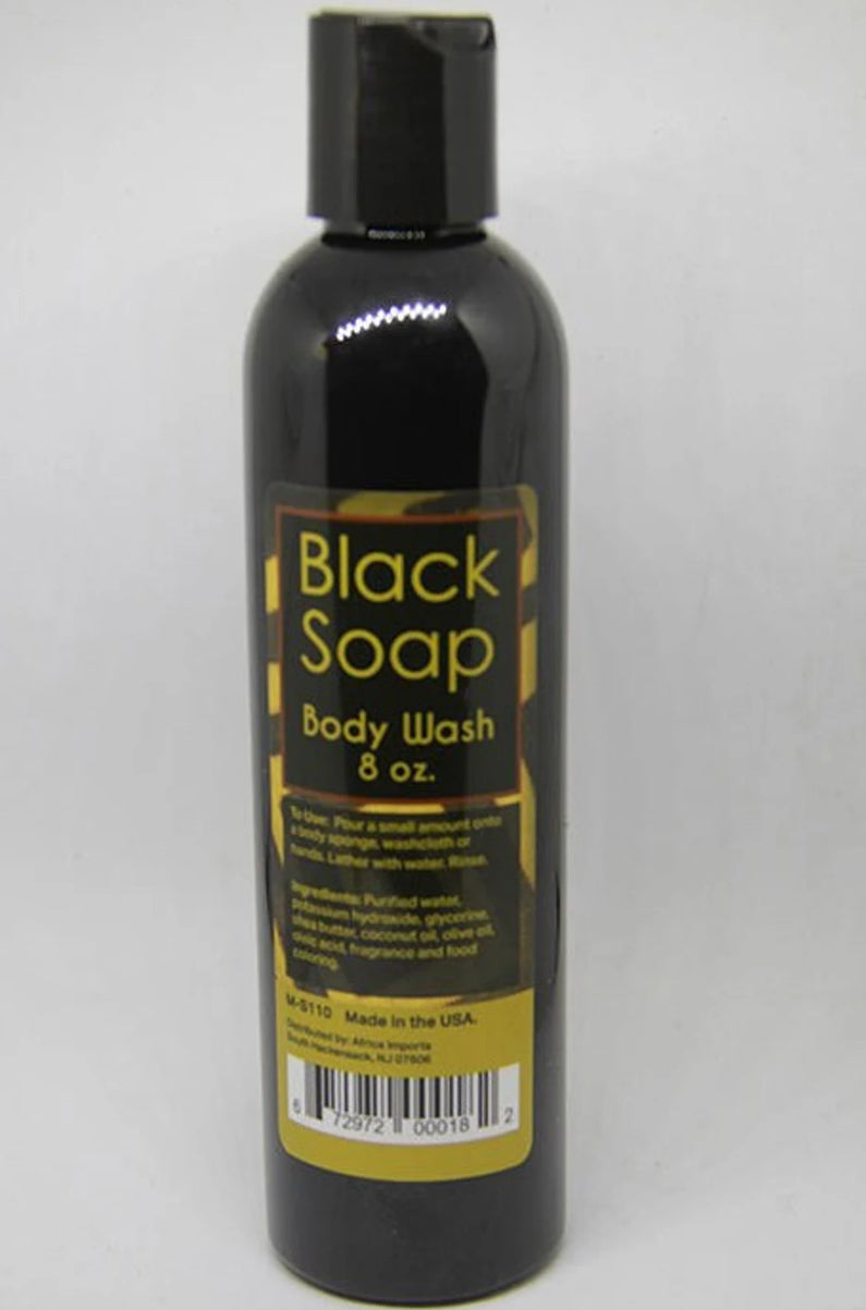 Black soap Body Wash 8oz